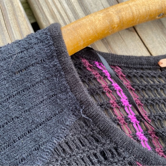 Free People Babes Only Striped Round Neck Knit Top - Picture 11 of 11